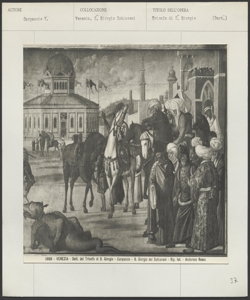 Venezia - S. Giorgio Schiavoni - Carpaccio V. - S. Giorgio combatte il drago(Part.)