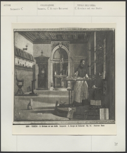Venezia - S. Giorgio Schiavoni - Carpaccio V. - S. Girolamo nel suo studio