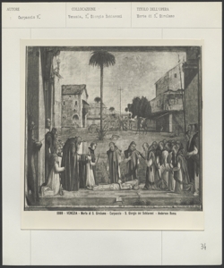 Venezia - S. Giorgio Schiavoni - Carpaccio V. - Morte di S. Girolamo
