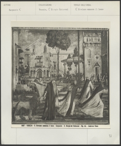 Venezia - S. Giorgio Schiavoni - Carpaccio V. - S. Gerolamo e il leone (part.)