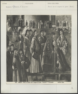 Venezia - R. Accademia - Carpaccio V. - Conone si congeda dal padre