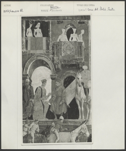 Ferrara - Palazzo Schifanoia - Cossa Francesco - Mese di Aprile, particolare