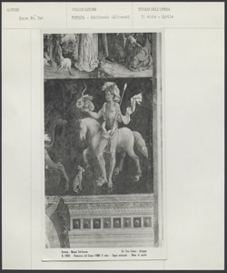 Ferrara - Palazzo Schifanoia - Cossa Francesco - Mese ndi Aprile, particolare