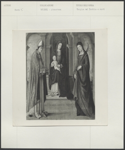 Bologna - Pinacoteca Nazionale - Lorenzo Costa - Madonna col Bambino e santi