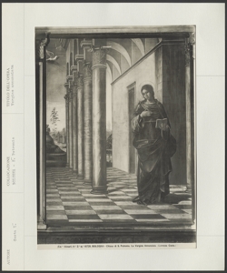 Bologna - Chiesa di S. Petronio - Lorenzo Costa - Vergine annunciata