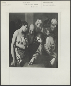 Genova - Collezione Durazzo Pallavicino - Daniele Crespi - Cristo e l'adultera