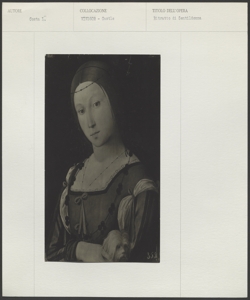 Londra, Hampton Court Palace, Royal collection- Lorenzo Costa - Ritratto di Gentildonna