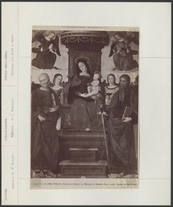 Perugia - Galleria Nazionale dell'Umbria - Eusebio da S. Giorgio - Madonna con Gesù e santi
