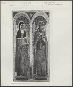 Milano - Pinacoteca di Brera - Vincenzo Foppa - S. Chiara e S. Bonaventura