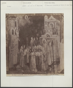 Assisi - Chiesa inferiore di S. Francesco - Giotto - S. Francesco risuscita un figlio di casa Spini