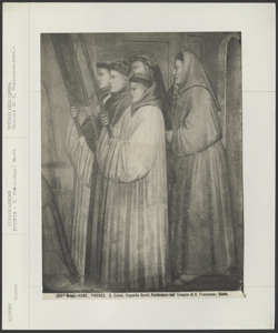 Firenze - Basilica di S. Croce - Cappella Bardi - Giotto - Esequie di S. Francesco, particolare