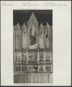 Prato - Museo Civico - Giovanni da Milano - Madonna col Bambino e Santi, polittico