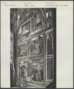 Firenze - Basilica di S. Croce - Giovanni da Milano - Cinque storie di Gesù e della Vergine