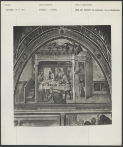 Firenze - Basilica di S. Croce - Giovanni da Milano - La cena a casa del Fariseo