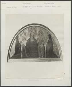 New York - Metropolitan Museum of Art - Giovanni da Milano - Madonna col Bambino e santi