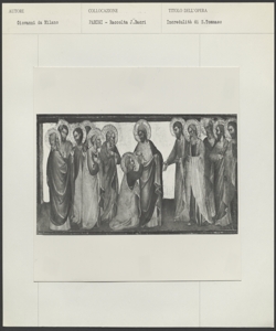 Parigi - Newark (USA), Collezione Alana - Giovanni da Milano - Incredulità di S. Tommaso