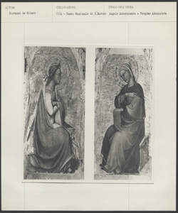 Pisa - Museo Nazionale di S. Matteo - Giovanni da Milano - Angelo Annunziante e Vergine Annunziata