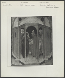 Prato - Museo civico - Giovanni da Milano - Presentazione al tempio, predella del polittico di Prato