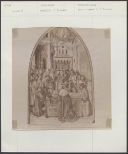 Montefalco - Museo civico - Benozzo Gozzoli - Morte e funerali di S. Francesco