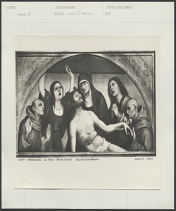 Ferrara - Pinacoteca Nazionale - Anonimo ferrarese - Pietà