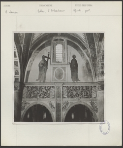 Bobbio - Chiesa di S. Colombano - Bernardino Lanzani - Affreschi