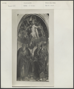 Verona- Chiesa di Sant'Eufemia- Jacopo Ligozzi.- Trinità e santi