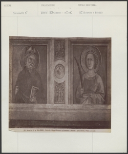 Assisi- Basilica inferiore di S. Francesco- Pietro Lorenzetti- San Nicola di Bari eSanta Caterina d'Alessandria