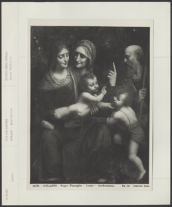 Milano- Pinacoteca Ambrosiana- Bernardino Luini- Sacra Famiglia con sant'Anna e san Giovannino