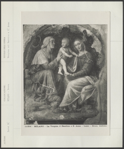 Milano- Museo Nazionale della Scienza e della Tecnica Leonardo da Vinci- Bernardino Luini- Madonna con Bambino e sant'Anna