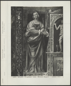 Milano, Chiesa di S. Maurizio al Monastero Maggiore, Bernardino Luini, Sant'Apollonia
