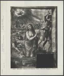 Milano - Chiesa di S. Maurizio al Monastero Maggiore - Cappella Besozzi - Bernardino Luini -Martirio di Santa Caterina d'Alessandria