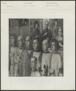 Giovanni Mansueti- Miracolo della reliquia della croce in Campo S. Lio- particolare. Venezia- Gallerie dell'Accademia
