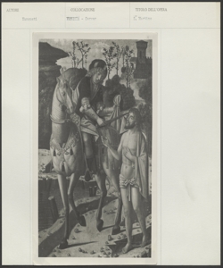 Venezia- Museo Correr- Giovanni Mansueti- San Martino dona parte del mantello al povero