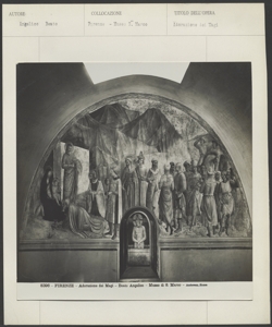 Firenze - R. Museo di S. Marco, Guido di Pietro (Angelico Beato), Adorazione dei Magi