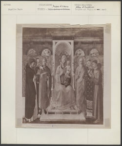 Firenze - R. Museo Nazionale di S. Marco, Guido di Pietro (Angelico Beato), Pala d'altare Annalena