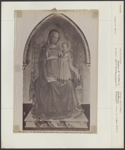Firenze, Museo di S. Marco, Beato Angelico, Vergine in trono col divino figlio