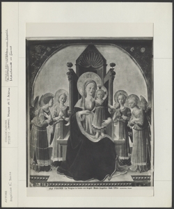 Firenze, Museo di S. Marco, Beato Angelico, La Vergine in trono con gli angeli