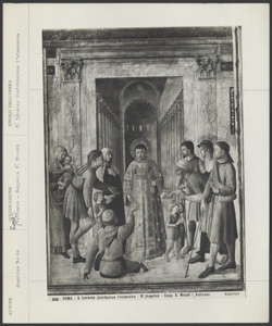 Roma, Vaticano, Cappella Niccolina, Guido di Pietro (Angelico Beato), San Lorenzo distribuisce l'elemosina