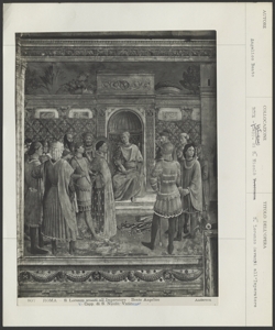 Roma, Vaticano, Cappella Niccolina, Guido di Pietro (Angelico Beato), San Lorenzo davanti all'Imperatore