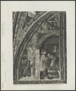 Padova, Chiesa degli Eremitani, Chiesa dei SS. Filippo e Giacomo, Anduino da Forlì, S. Cristoforo innanzi al re