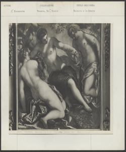 Venezia, Palazzo Ducale, Jacopo Tintoretto, Mercurio e le tre Grazie