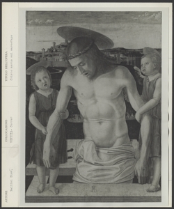 Venezia, Museo Correr, Giovanni Bellini, Cristo morto sorretto da due angeli