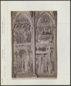 Siena, Accademia di Belle Arti, Bartolo di Fredi, Storia della beata Vergine