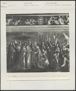 Venezia - Palazzo Ducale, Leandro Bassano, Il Doge Ziani incontrato da Alessandro III