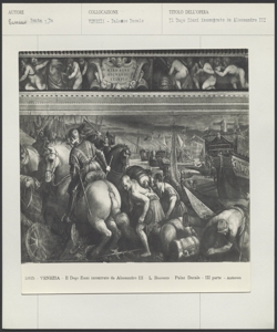 Venezia - Palazzo Ducale, Leandro Bassano, Il Doge Ziani incontrato da Alessandro III