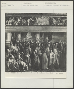 Venezia - Palazzo Ducale, Leandro Bassano, Il Doge Ziani incontrato da Alessandro III