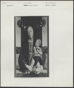 Londra, National Gallery, Lazzaro Bastiani, Madonna col Bambino
