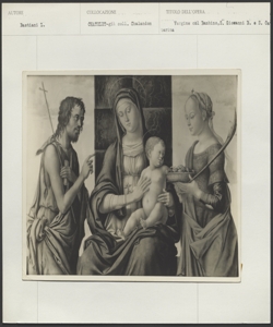 The Frick Art Museum, Pittsburgh (PA) (Pennsylvania, Stati Uniti d'America), Lazzaro Bastiani, Madonna con Bambino tra san Giovanni Battista e santa Dorotea