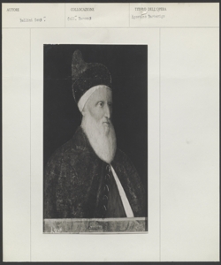 Collezione Alana, Newark (DE), Gentile Bellini, Ritratto del doge Agostino Barbarigo