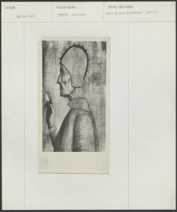 Venezia, Gallerie dell'Accademia, Gentile Bellini, Beato Lorenzo Giustinani tra due religiosi e angeli
